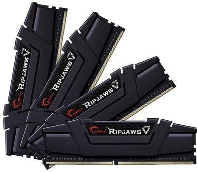 Оперативна пам'ять G.Skill DDR4-3600 32768MB PC4-28800 (Kit of 4x8192) Ripjaws V Black (F4-3600C18Q-32GVK)