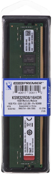 Pamięć RAM Kingston DDR4-3200 16384MB PC4-25600 ValuePamięć RAM ECC Registered (KSM32RD8/16HDR)