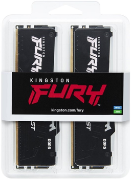 RAM Kingston Fury DDR5-6000 16384MB PC5-48000 (zestaw 2x8192) bestia RGB czarny (KF560C36BBEAK2-16)