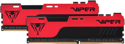 RAM Patriot DDR4-2666 8192MB PC4-21300 (zestaw 2x4096) Viper Elite II czerwony (PVE248G266C6K)