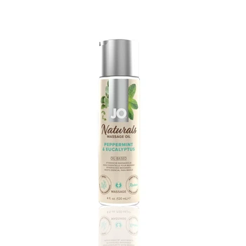 Массажное масло JO Naturals Перечная мята, эвкалипт 120 мл