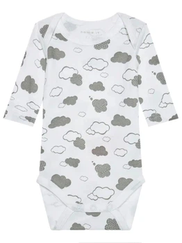 Хлопковое боди Name it 13185307 62 cm (10006762cm) Мультиколор