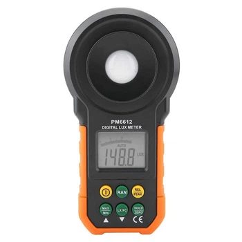 Цифровой люксметр PEAKMETER PM6612 фотометр люминометр 200 000 люкс (sv2510)