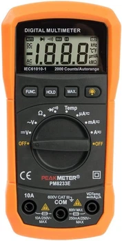 Цифровой мультиметр PEAKMETER PM8233E (sv2495)