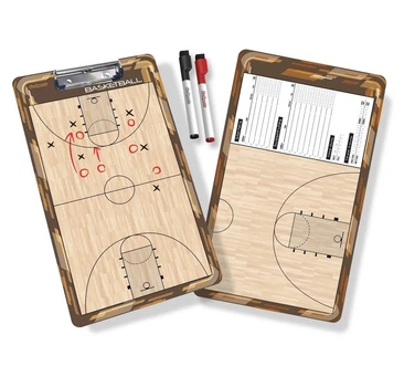 Дошка баскетбольна тренерська тактична GoSport Soccer Basketball Coaching Board 24х40 см (GS01)