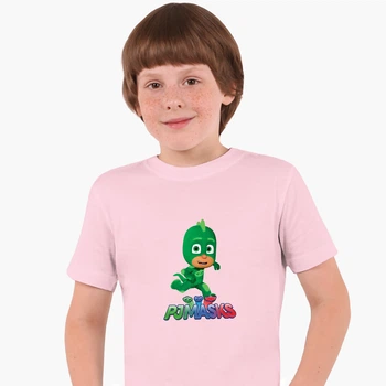 Детская футболка Герои в масках (PJ Masks) (25186-1616) 146-152 см Хлопок Розовый