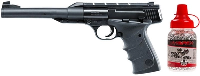 Набор пневматический пистолет Umarex Browning Buck Mark URX + Шарики Umarex Quality BBs 0.36 г 1500 шт (2.4848_4.166)