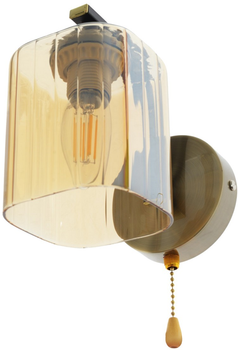 Бра Brille LK-654W/1 E27 AB/BK (29-116)