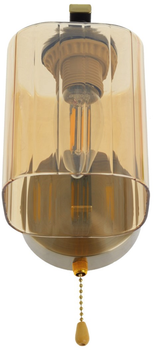 Бра Brille LK-654W/1 E27 AB/BK (29-116)