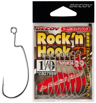 Крючок офсетный Decoy Worm29 Rockn Hook #3/0 (6 шт / уп)