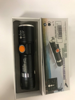 Портативный светодиодный фонарик BL616 (usb charge)