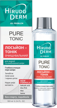 Лосьон-тоник очищающий Биокон Hirudo Derm Oil Problem Pure Tonic 180 мл (4820008319029)
