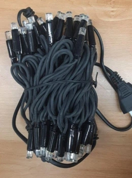 Гирлянда шнур (уличный) GooD на 50 Led Цветная 5м