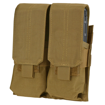 Подсумок для AR магазинов для карабина молле Condor Double M4 Mag Pouch MA4 Coyote Brown