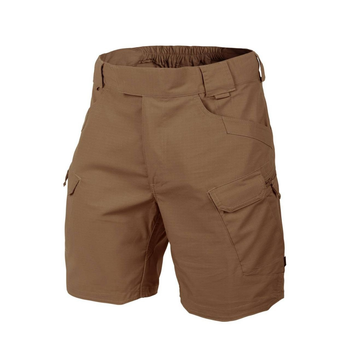 Шорти тактичні чоловічі UTS (Urban tactical shorts) 8.5"® - Polycotton Ripstop Helikon-Tex Mud brown (Темно-коричневий) M/Regular