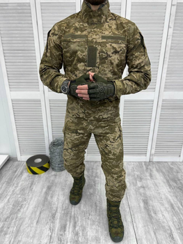 Тактический военный костюм Уставный (Китель + Брюки), Пиксель S