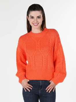 Джемпер женский Colin's CL1061089BOR M Burnt Orange (8683197435538)