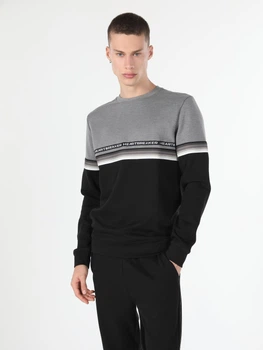 Свитшот мужской Colin's CL1059893BLK S Black (8683197341907)