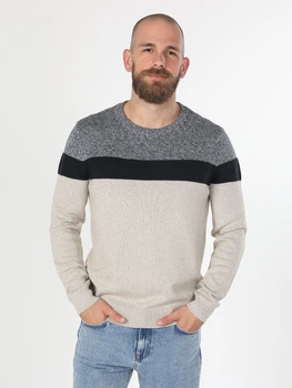 Джемпер чоловічий Colin's CL1059922BME S Beige Melange (5940000442026)