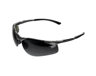 Високоякісні тактичні поляризовані окуляри Bolle Contour II Smoke - Чорні