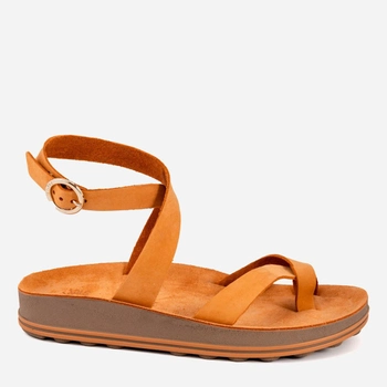 Sandały damskie skórzane Fantasy Sandals Amalfi S333 38 Pomarańczowe (5207200164746)