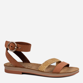 Sandały damskie skórzane Fantasy Sandals Kendal S503 41 Brązowe (5207200138143)