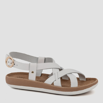 Sandały damskie skórzane Fantasy Sandals Antriana S906 36 Białe (5207200161363)