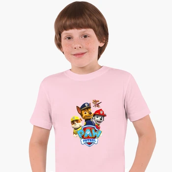 Детская футболка Щенячий патруль (PAW Patrol) (25186-1606) 104-110 см Хлопок Розовый