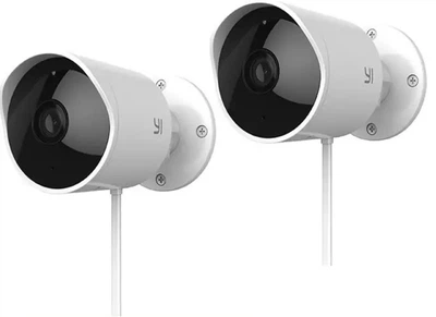 Набор 2шт. Wi-Fi IP Камера Уличная Xiaomi YI Outdoor Camera 1080p Family Pack 2 in 1 (Международная версия) (YHS. 3017)