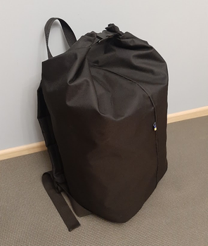 Сумка дорожня тактична 100 л Чорна, туристичний рюкзак, вологозахисний речовий мішок MELGO