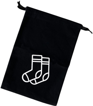 Мешочек-органайзер ORGANIZE для путешествий - носки Черный (M-socks-black)