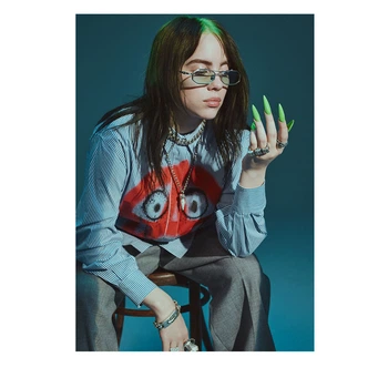 Постер плакат Билли Айлиш Billie Eilish 42х29 см А3 (422035)