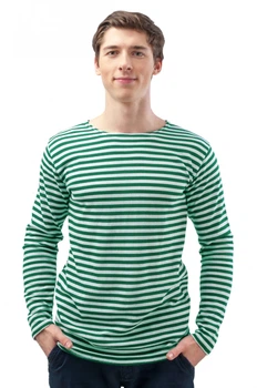 Тільняшка прикордоника Одеські тільняшки 52 Зелена смужка (GreenTurkDovMen52)