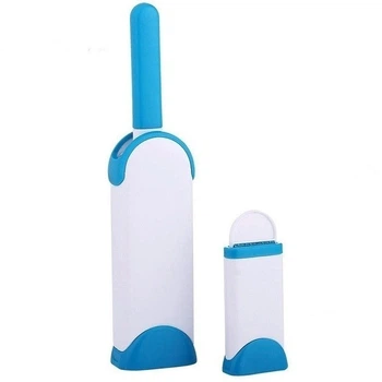 Щітка для видалення шерсті Reusable Pet Fur Remover With Self-Cleaning Base