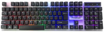 Клавиатура FrimeCom FC-801A-USB Black, Gaming, RGB