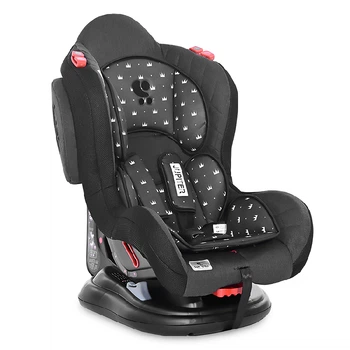 Автокрісло універсальне дитяче Lorelli Jupiter + SPS 0-25 kg Black Crowns