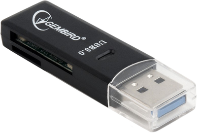 Зовнішній кардридер Gembird USB 3.0 для SD і MicroSD (UHB-CR3-01)