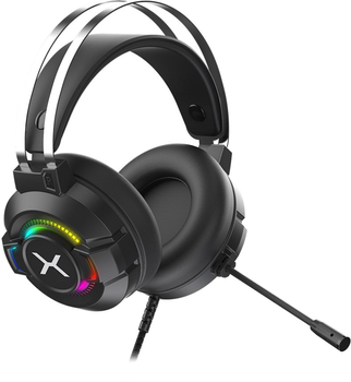Słuchawki Krux Zig RGB Czarne (KRX0100)