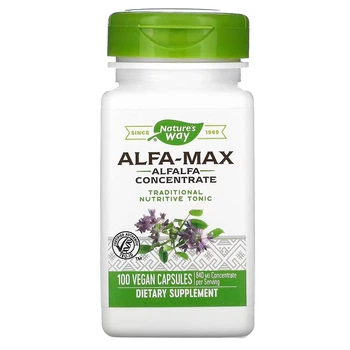 Альфальфа Макс Natures Way (Alfa-Max) 100 капсул NWY02011