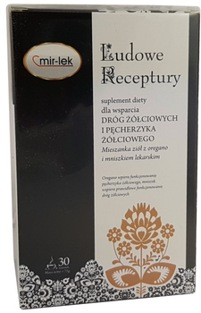Herbata Mirlek Ludowe Receptury Drogi Żółciowe I Pęcherzyk 30 Sasz. (ML215)