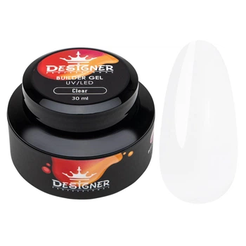 Моделирующий гель Strong Builder Gel Дизайнер (Clear B07, 15 мл) для наращивания и укрепления ногтей