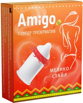 Презерватив Amigo Мехико стайл 1 шт (69045981992266)
