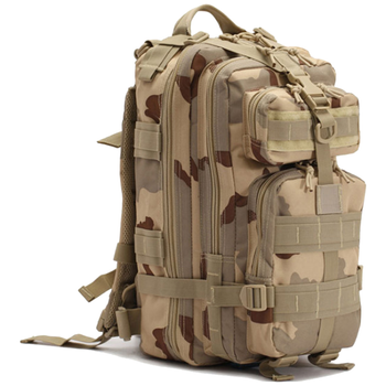 Армейский военный тактический штурмовой рюкзак HardTime 20 литров талый снег камуфляж