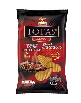 Картофельные чипсы Tosfrit Patatas fritas Barbacoa со вкусом барбекю без глютена 130г