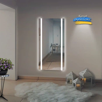 Дзеркало в повний зріст з підсвіткою LED MLH - 08 (120x60)