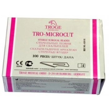 Лезвия хирургические TRO-Microcut Troge Medical, 100 шт размер 12