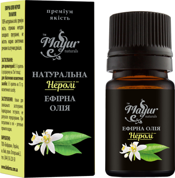 Упаковка эфирного масла нероли Mayur 2 шт х 5 мл (2000001211359)