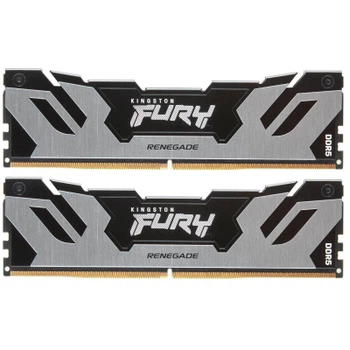 Модуль пам'яті для комп'ютера DDR5 32GB (2x16GB) 6400 MHz FURY Renegade Silver Kingston Fury (ex.Hyp