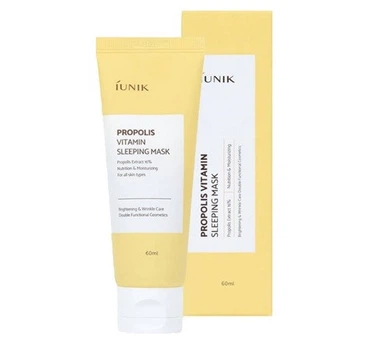 Ночная маска витаминная с прополисом Iunik Propolis Vitamin Sleeping Mask 60 мл