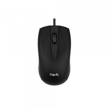 Мышка Havit MS-871 проволочная 1200dpi 3кн черная